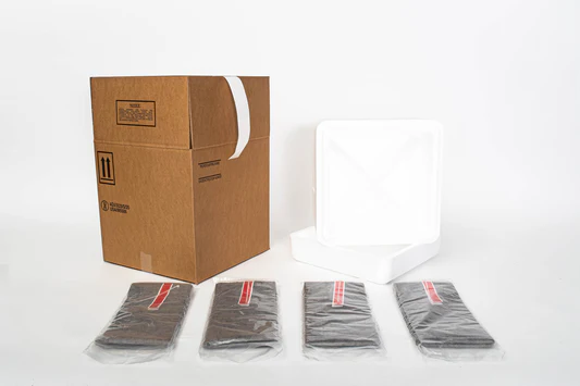 UN4GV 4-in 1 Liter/32oz (or less) Temperature Controlled Absorbent Bag Kit Packaging