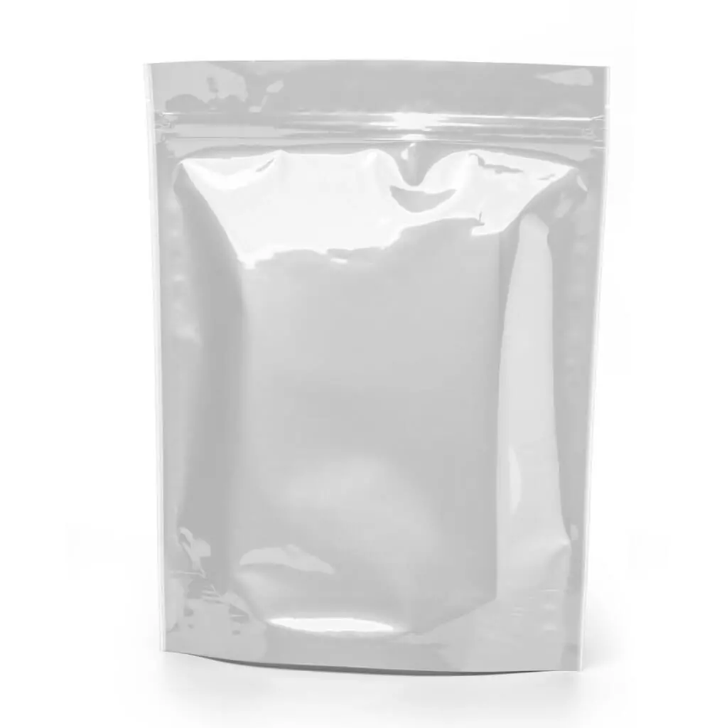 Blank Food Stand Up Flexible Pouch white flexible packaging solution