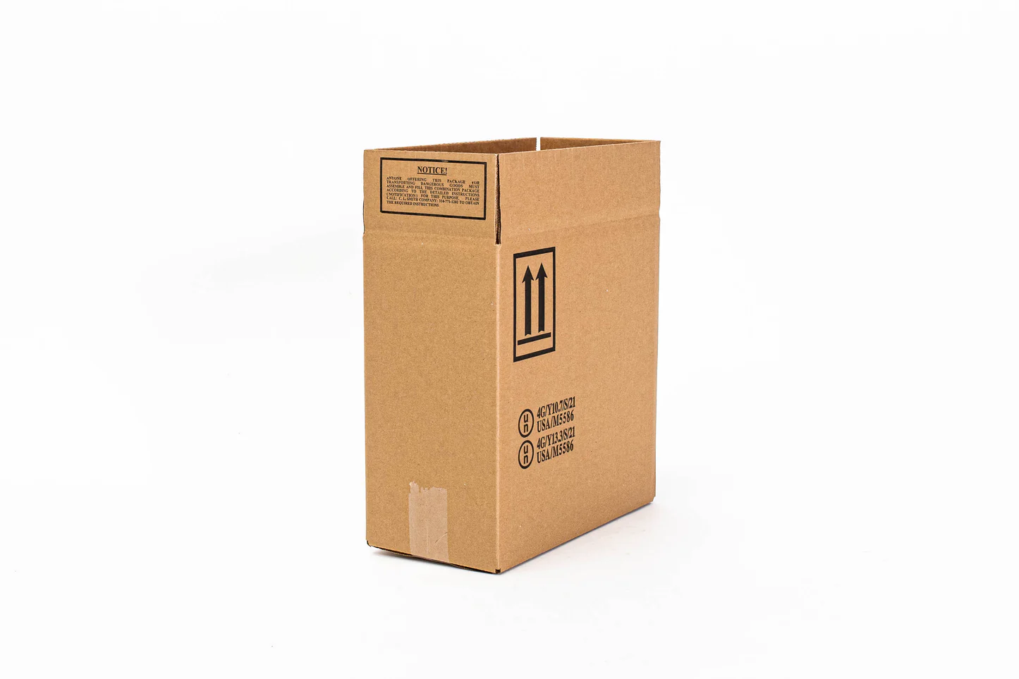UN Certified 2-in 1 Gallon Industrial Round Bottle Corrugate Packaging